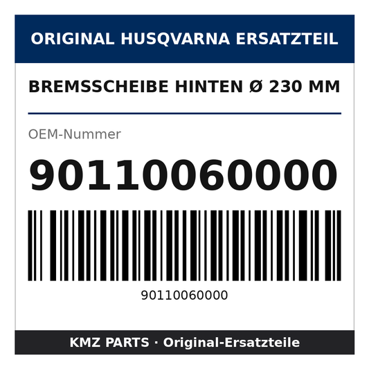 Husqvarna Original Bremsscheibe hinten Ø 230 mm 90110060000