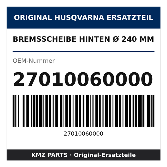 Husqvarna Original Bremsscheibe hinten Ø 240 mm 27010060000