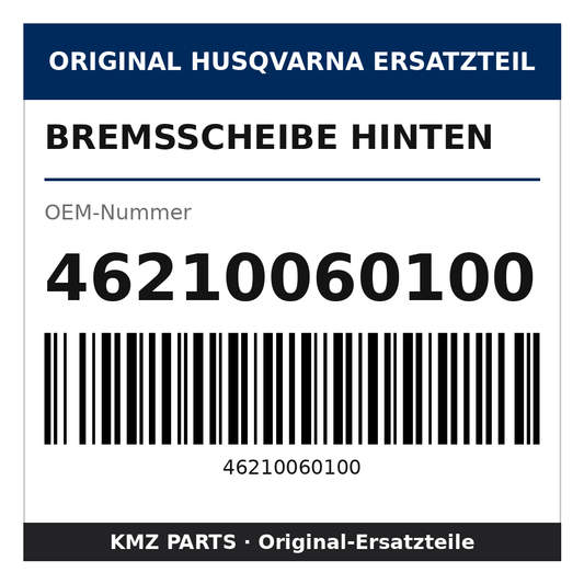 Husqvarna Original Bremsscheibe hinten 46210060100