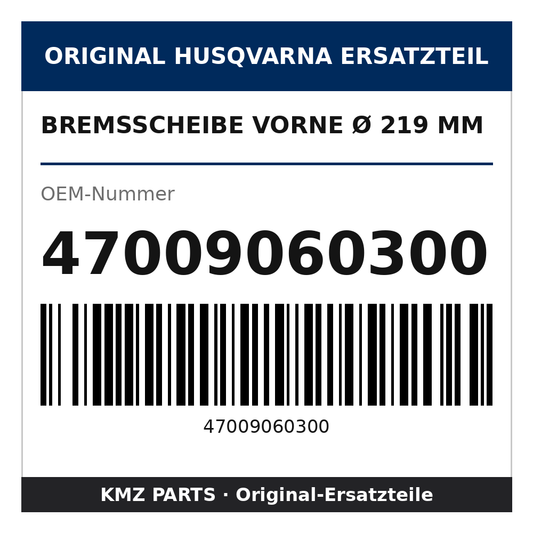 Husqvarna Original Bremsscheibe vorne Ø 219 mm 47009060300