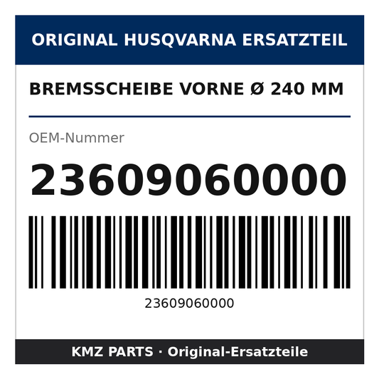 Husqvarna Original Bremsscheibe vorne Ø 240 mm 23609060000