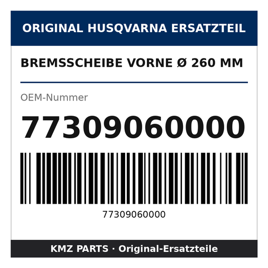 Husqvarna Original Bremsscheibe vorne Ø 260 mm 77309060000