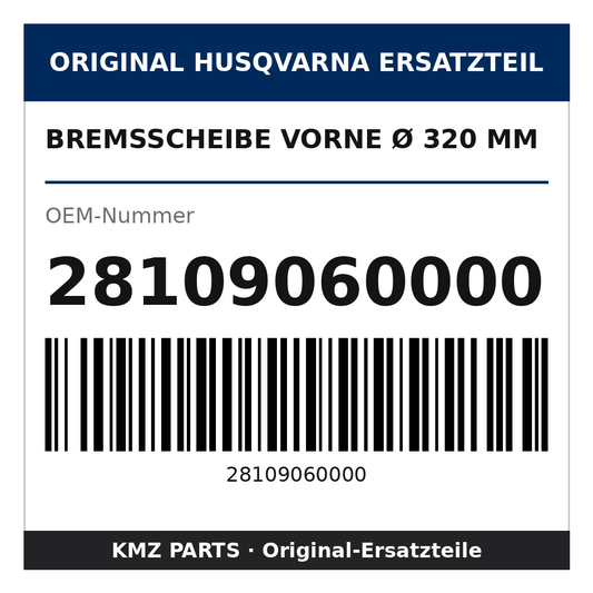 Husqvarna Original Bremsscheibe vorne Ø 320 mm 28109060000