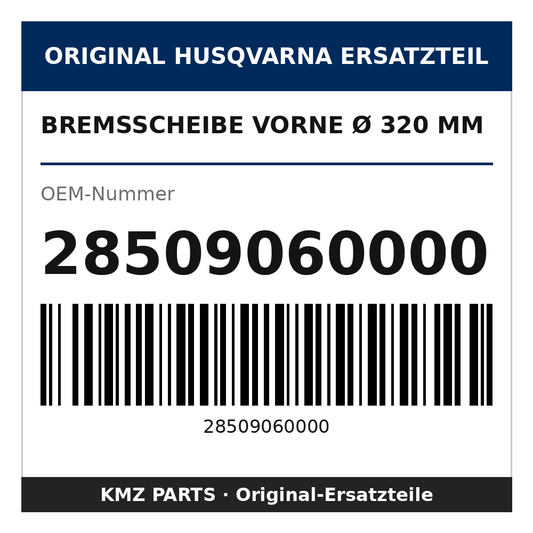 Husqvarna Original Bremsscheibe vorne Ø 320 mm 28509060000