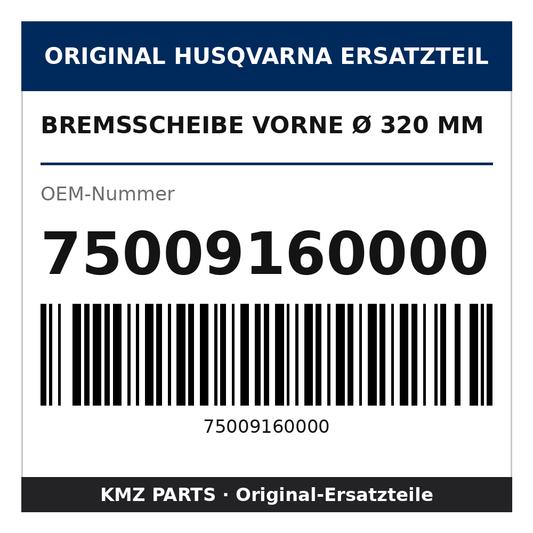 Husqvarna Original Bremsscheibe vorne Ø 320 mm 75009160000