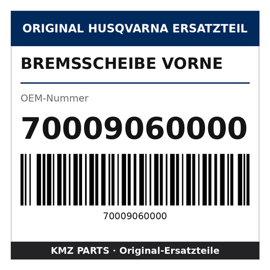 Husqvarna Original Bremsscheibe vorne 70009060000