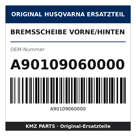 Husqvarna Original Bremsscheibe vorne/hinten A90109060000