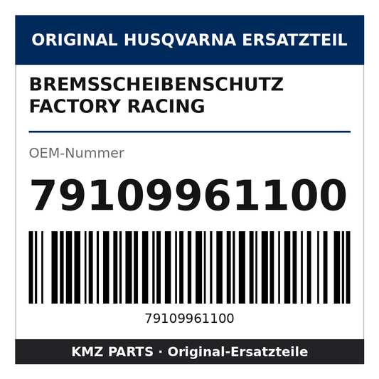 Husqvarna Original Bremsscheibenschutz Factory Racing 79109961100