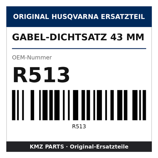Husqvarna Original Gabel-Dichtsatz 43 mm R513