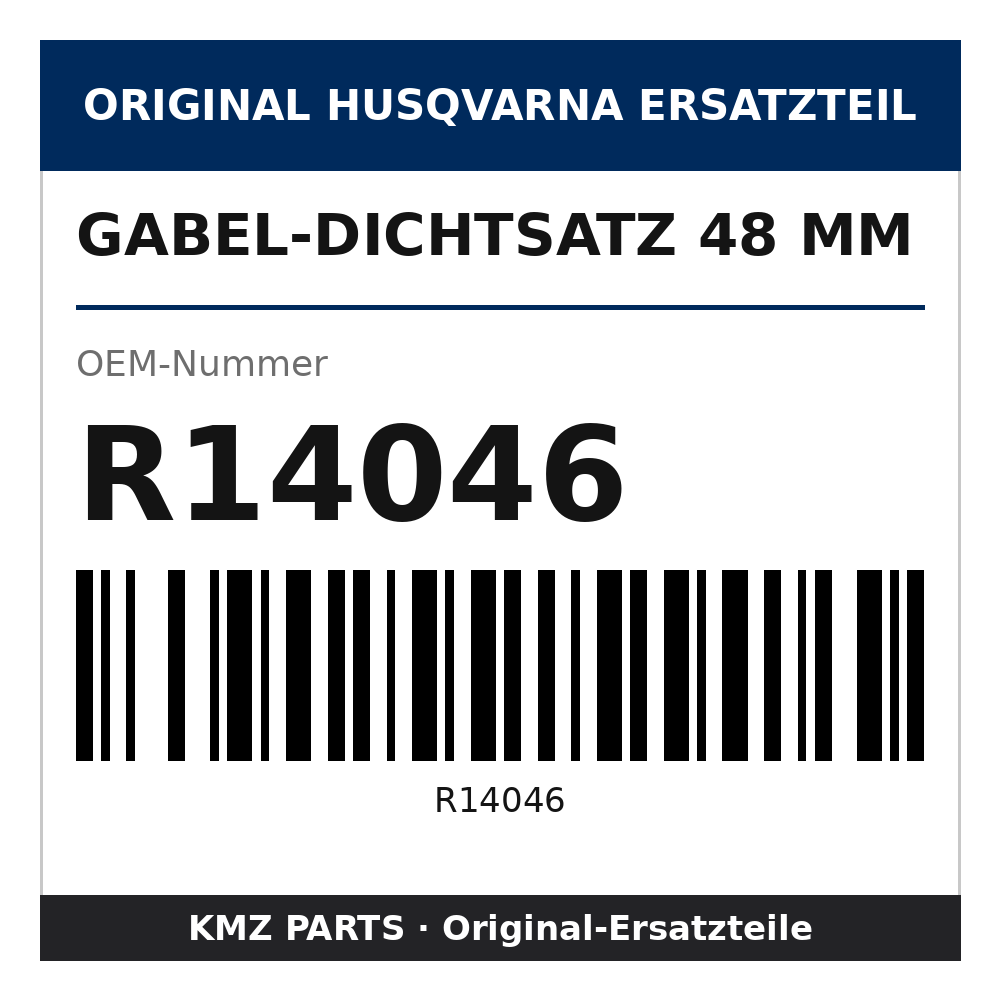 Husqvarna Original Gabel-Dichtsatz 48 mm R14046