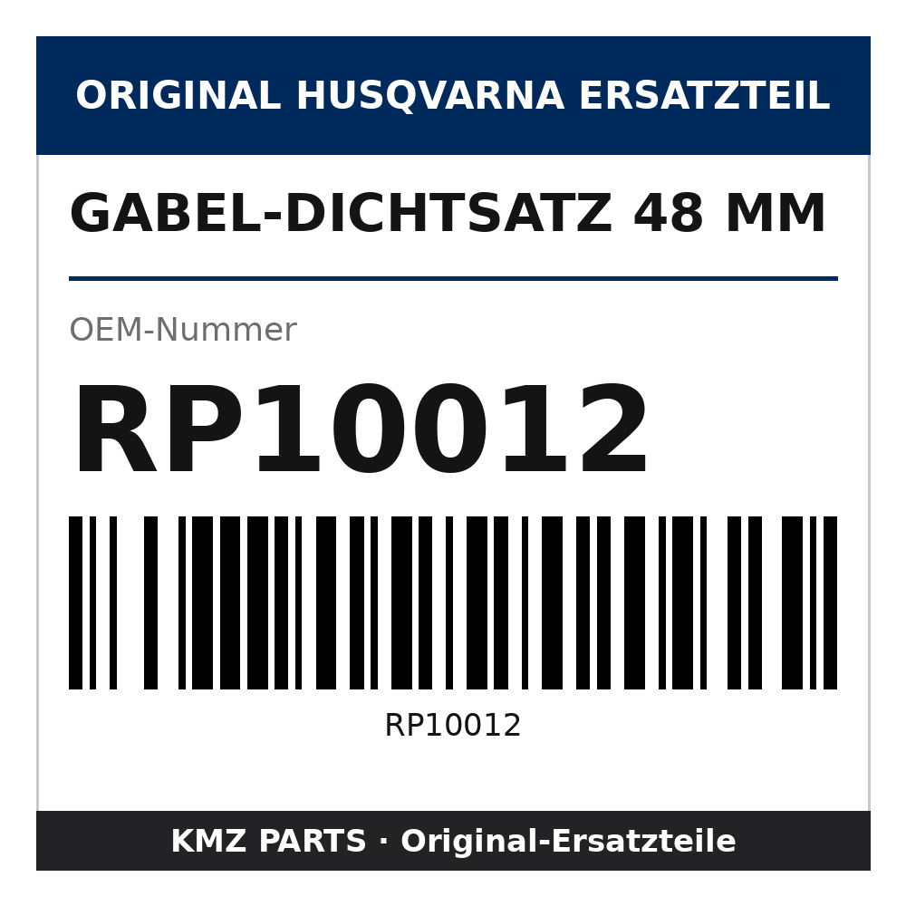 Husqvarna Original Gabel-Dichtsatz 48 mm RP10012
