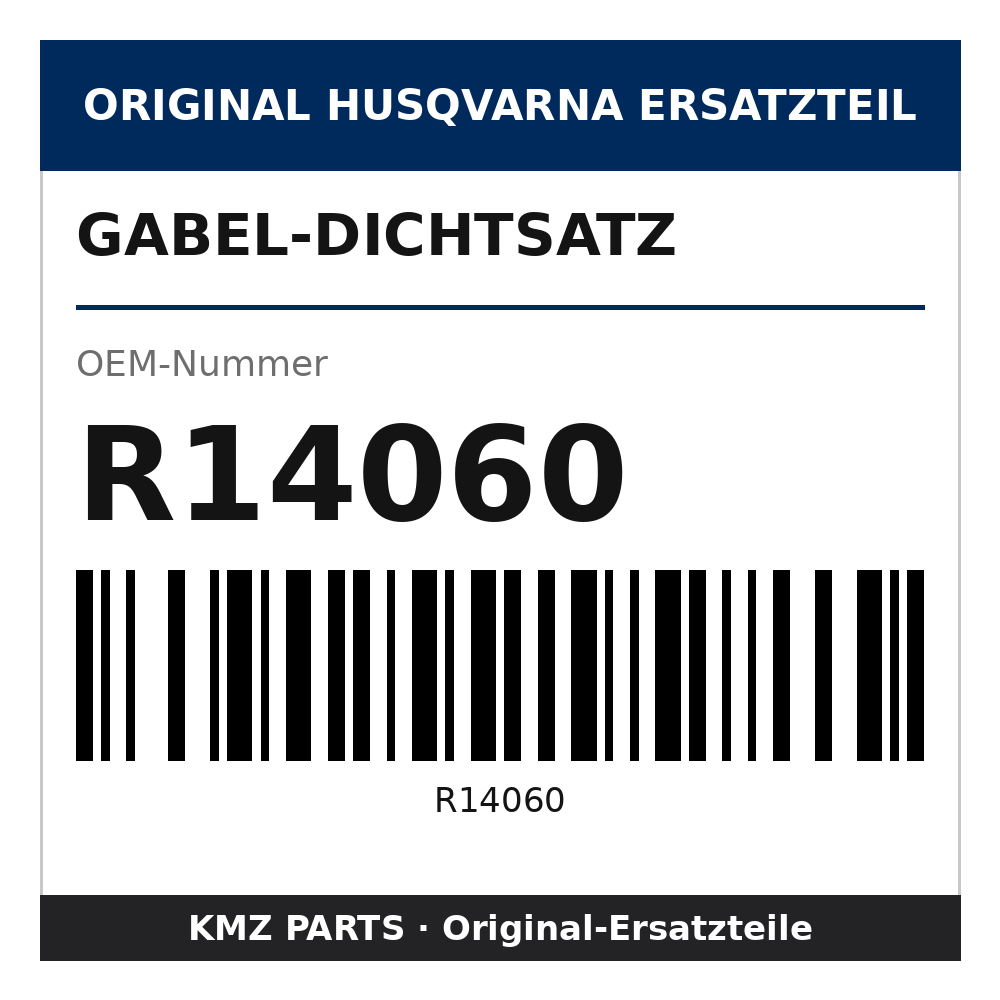 Husqvarna Original Gabel-Dichtsatz R14060