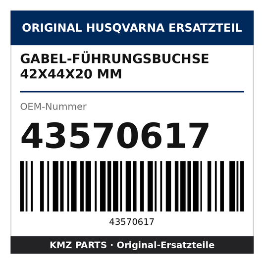 Husqvarna Original Gabel-Führungsbuchse 42x44x20 mm 43570617