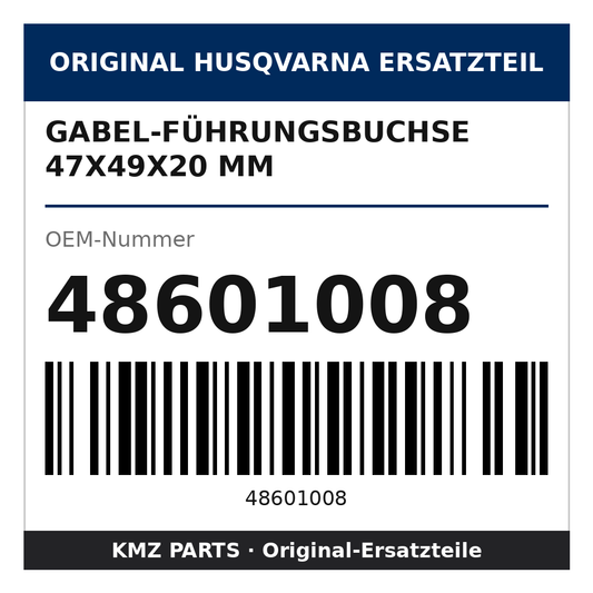 Husqvarna Original Gabel-Führungsbuchse 47x49x20 mm 48601008