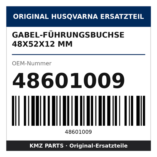 Husqvarna Original Gabel-Führungsbuchse 48x52x12 mm 48601009