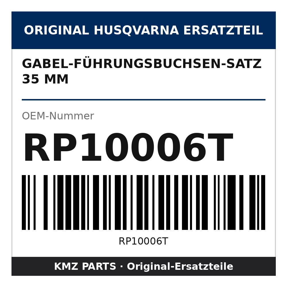 Husqvarna Original Gabel-Führungsbuchsen-Satz 35 mm RP10006T