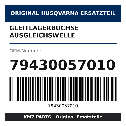 Husqvarna Original Gleitlagerbuchse Ausgleichswelle 79430057010