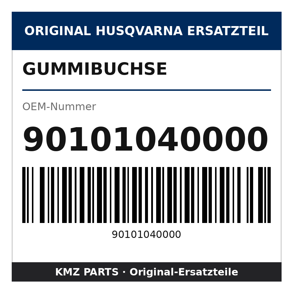 Husqvarna Original Gummibuchse 90101040000