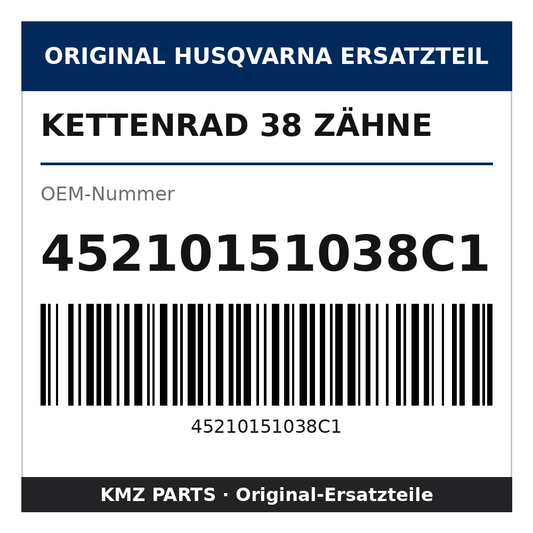 Husqvarna Original Kettenrad 38 Zähne 45210151038C1