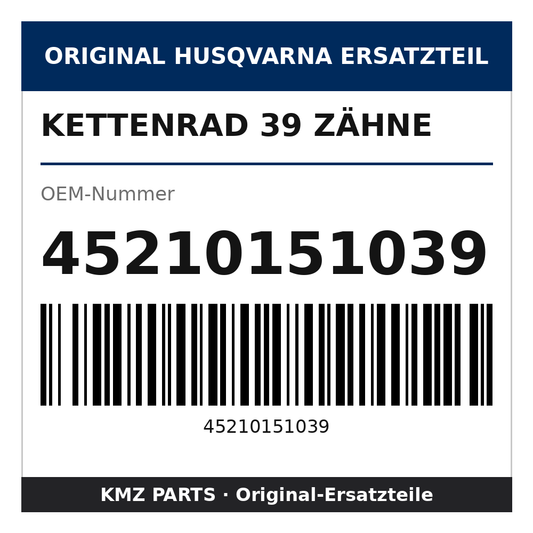 Husqvarna Original Kettenrad 39 Zähne 45210151039