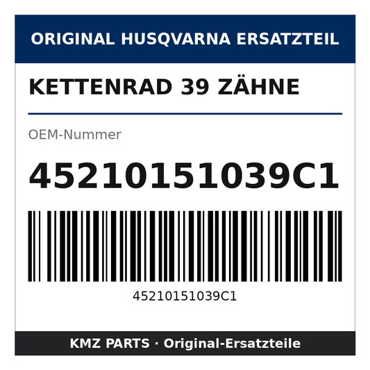 Husqvarna Original Kettenrad 39 Zähne 45210151039C1