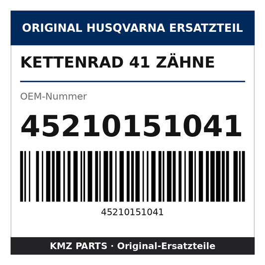 Husqvarna Original Kettenrad 41 Zähne 45210151041
