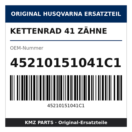 Husqvarna Original Kettenrad 41 Zähne 45210151041C1