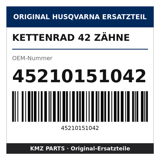 Husqvarna Original Kettenrad 42 Zähne 45210151042