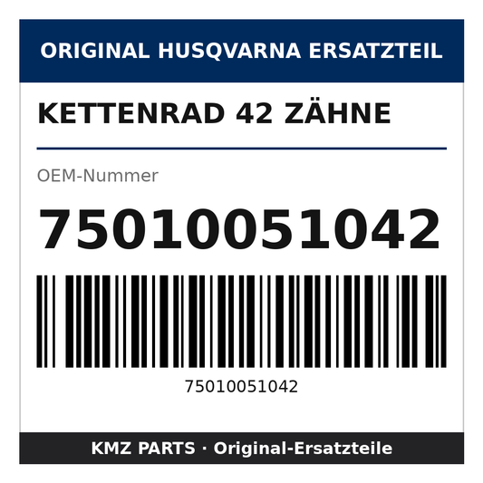 Husqvarna Original Kettenrad 42 Zähne 75010051042