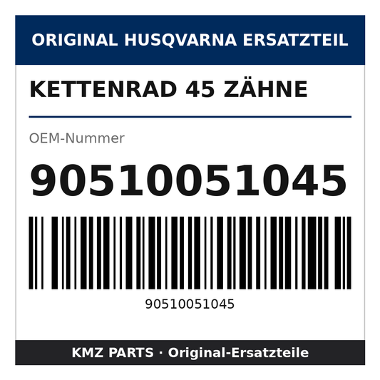 Husqvarna Original Kettenrad 45 Zähne 90510051045