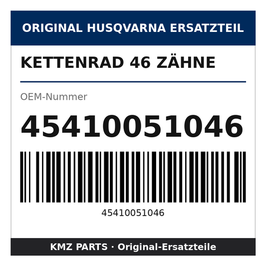 Husqvarna Original Kettenrad 46 Zähne 45410051046