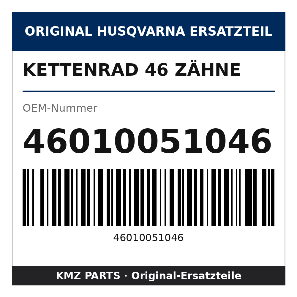 Husqvarna Original Kettenrad 46 Zähne 46010051046