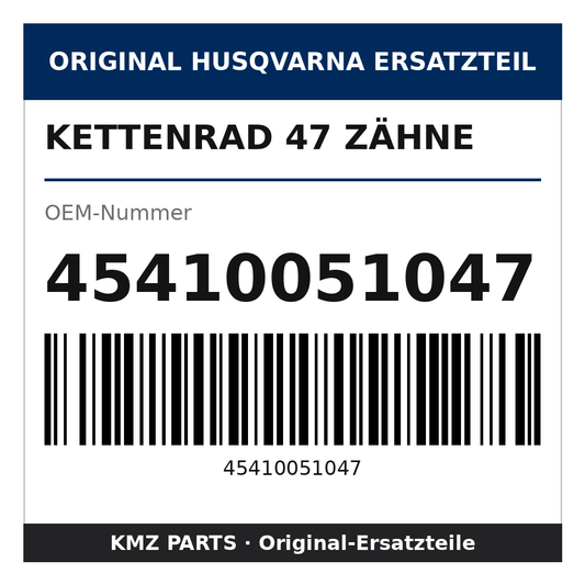 Husqvarna Original Kettenrad 47 Zähne 45410051047
