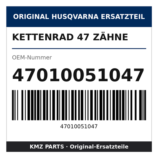 Husqvarna Original Kettenrad 47 Zähne 47010051047