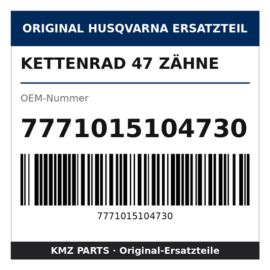 Husqvarna Original Kettenrad 47 Zähne 7771015104730