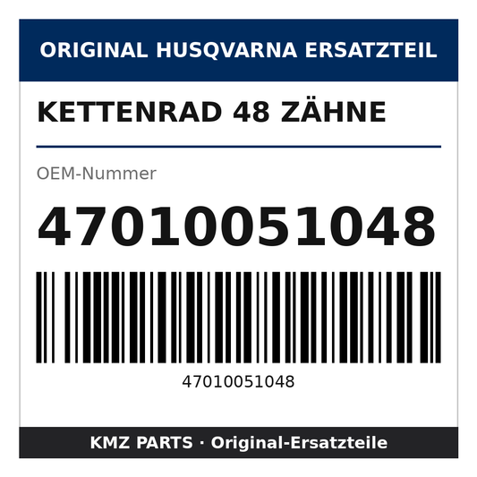 Husqvarna Original Kettenrad 48 Zähne 47010051048