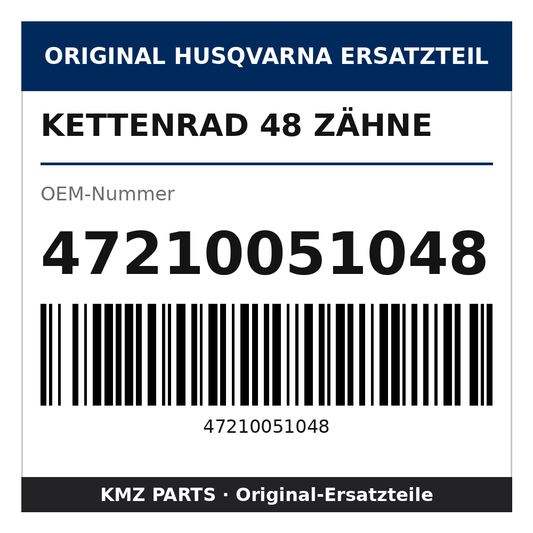 Husqvarna Original Kettenrad 48 Zähne 47210051048