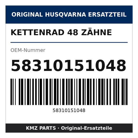 Husqvarna Original Kettenrad 48 Zähne 58310151048