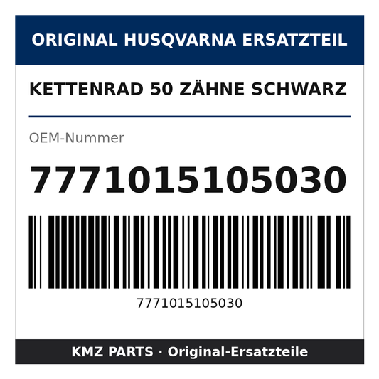 Husqvarna Original Kettenrad 50 Zähne schwarz 7771015105030