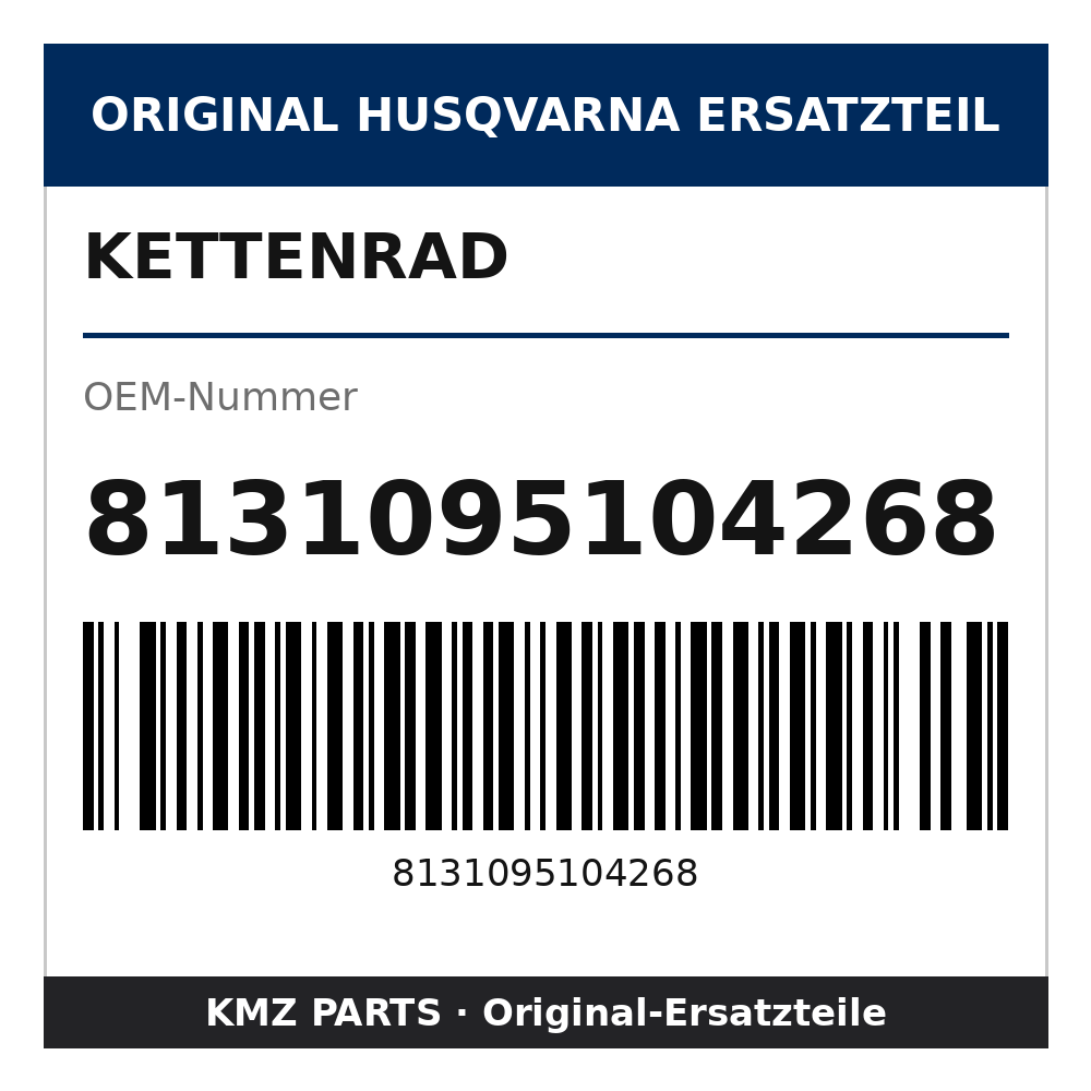 Husqvarna Original Kettenrad 8131095104268