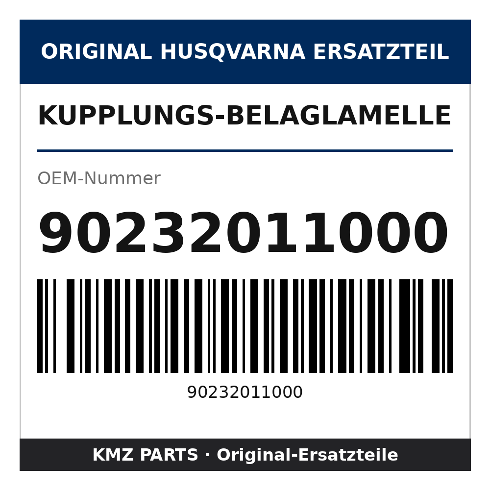 Husqvarna Original Kupplungs-Belaglamelle 90232011000