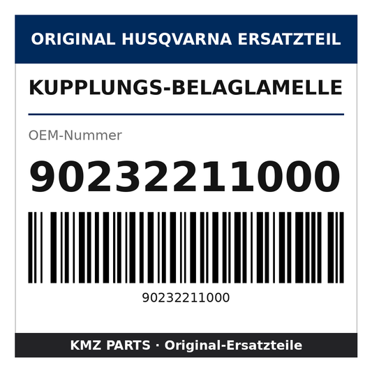 Husqvarna Original Kupplungs-Belaglamelle 90232211000