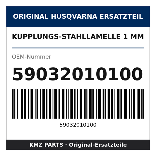Husqvarna Original Kupplungs-Stahllamelle 1 mm 59032010100