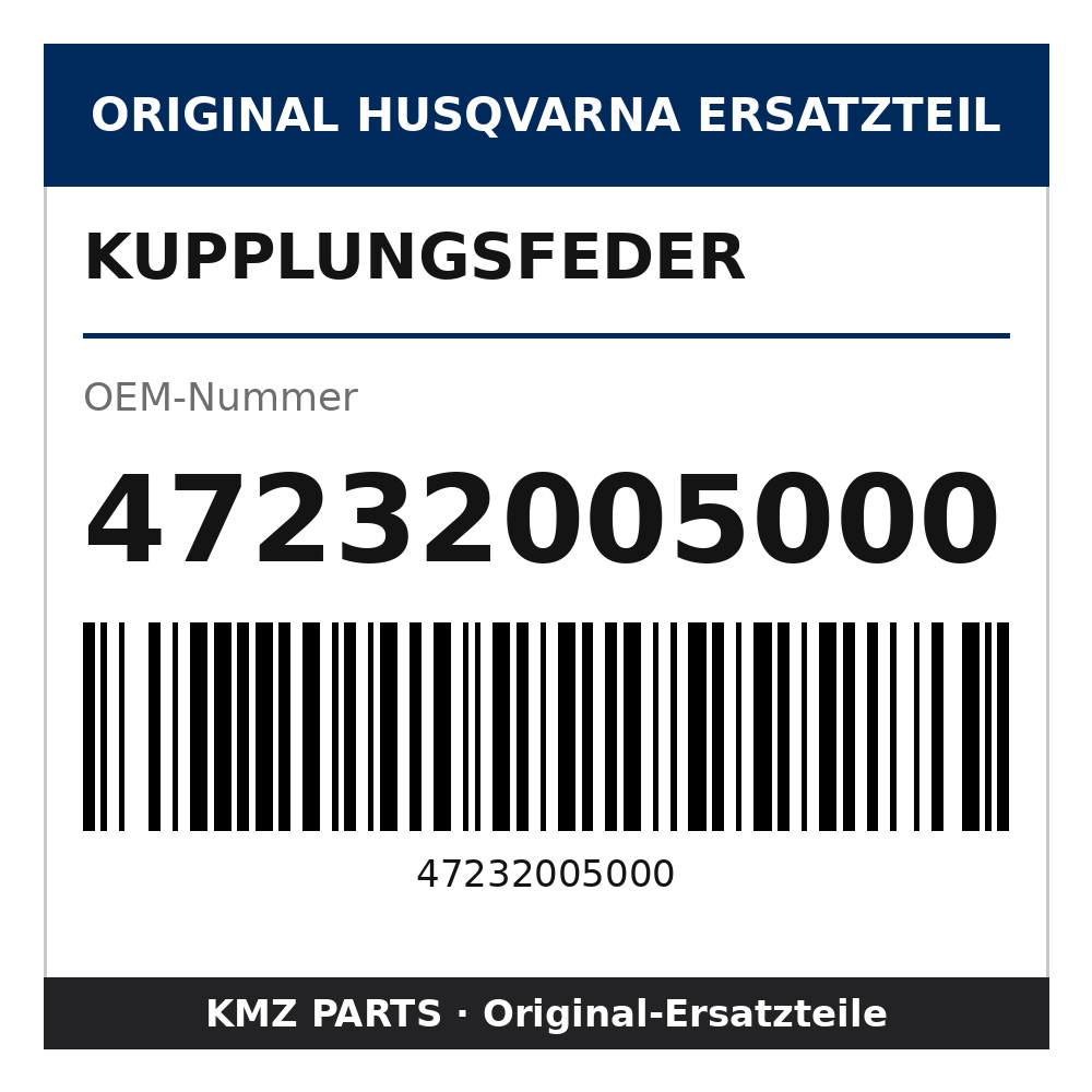 Husqvarna Original Kupplungsfeder 47232005000