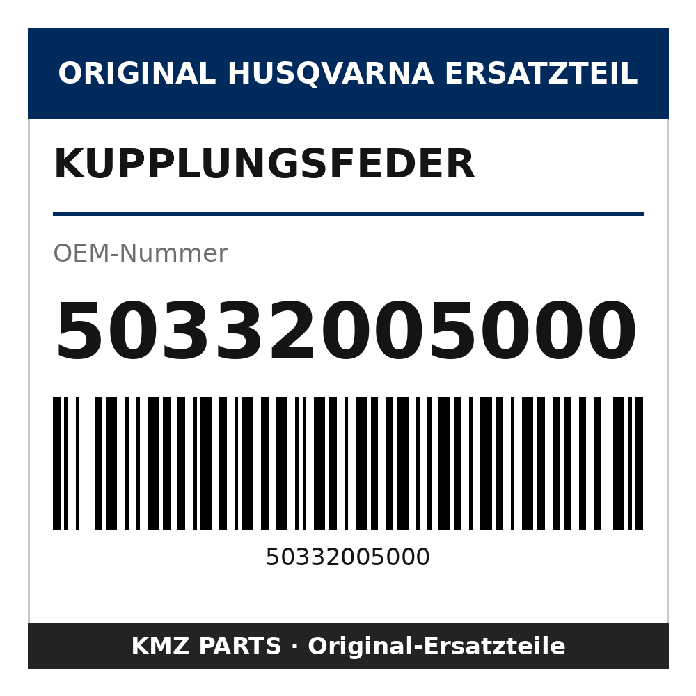 Husqvarna Original Kupplungsfeder 50332005000