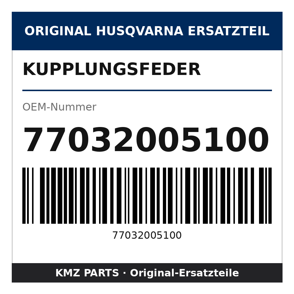 Husqvarna Original Kupplungsfeder 77032005100