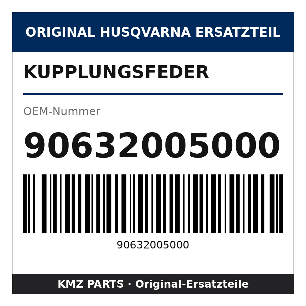 Husqvarna Original Kupplungsfeder 90632005000