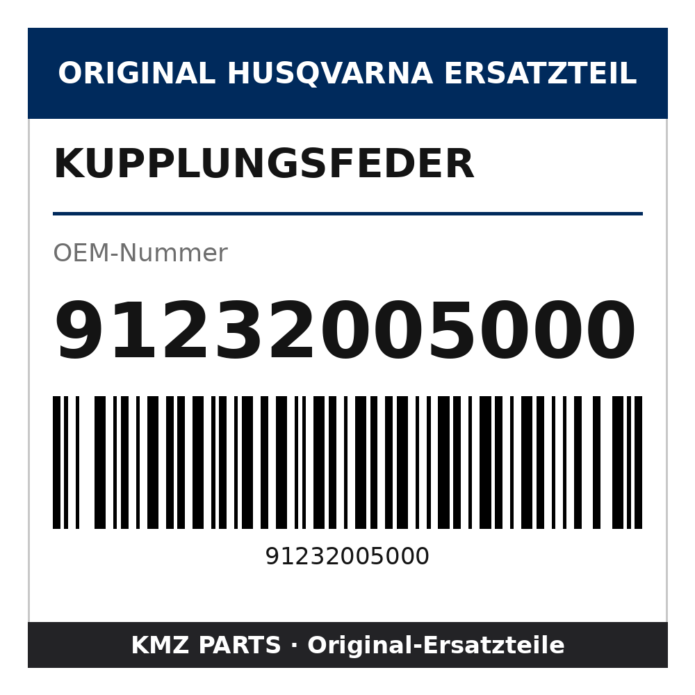 Husqvarna Original Kupplungsfeder 91232005000