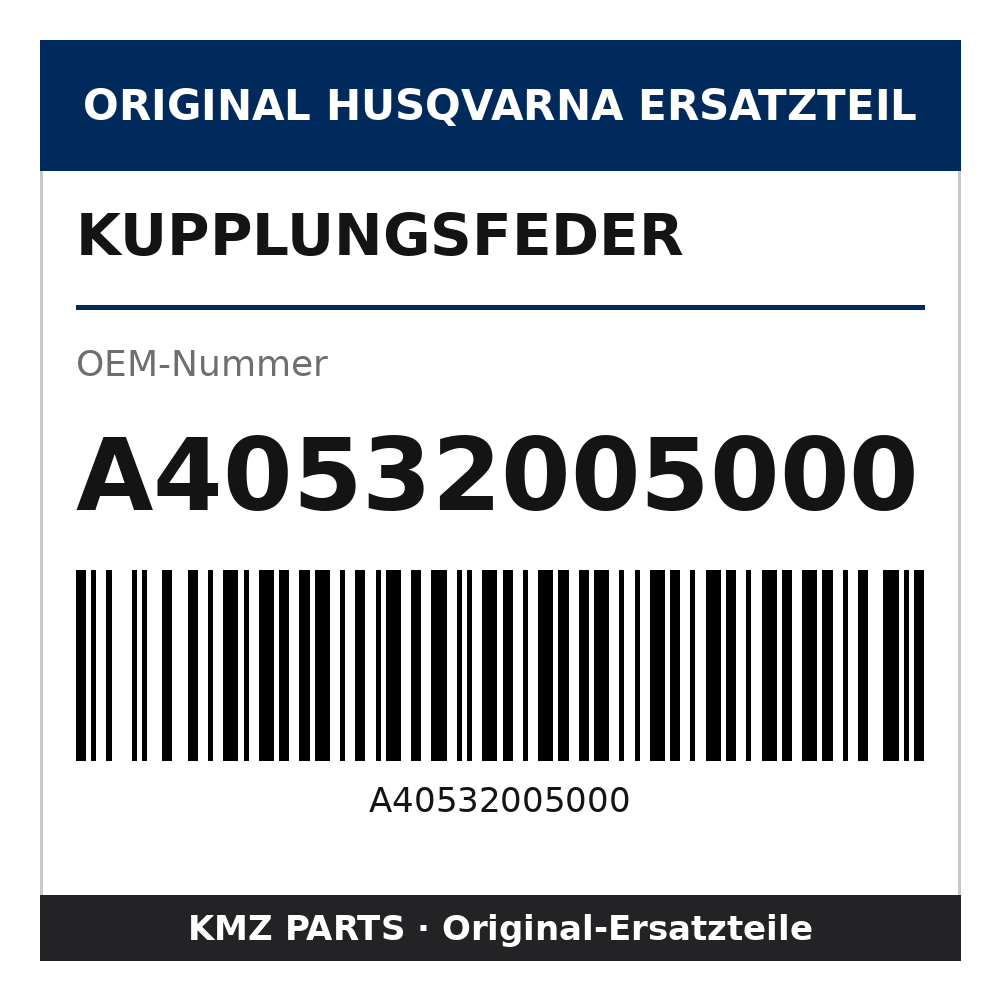 Husqvarna Original Kupplungsfeder A40532005000
