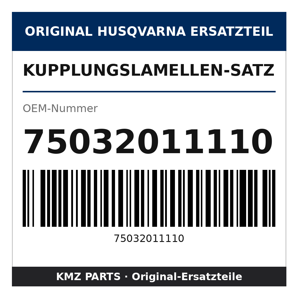 Husqvarna Original Kupplungslamellen-Satz 75032011110